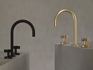 LONDON - 3 hole washbasin tap with aerator by The Watermark Collection