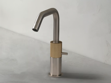 TITANIUM - Countertop single handle washbasin tap by The Watermark Collection