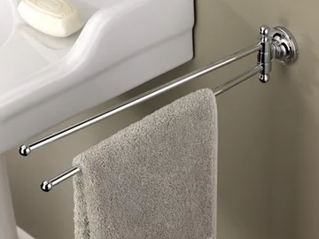 CHARLESTON - Double towel holder by THG Paris