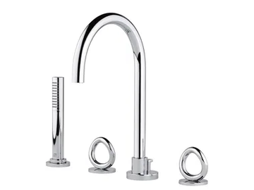 COLLECTION O - Bath mixer with handshower by THG Paris