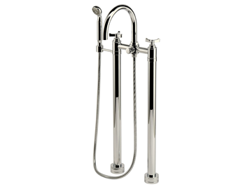 HAMPTONS - Free-standing bath/shower mixer by THG Paris