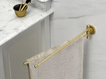 LES ONDES - Double towel holder by THG Paris
