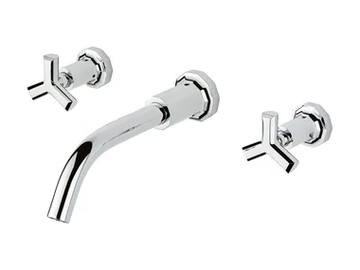 LES ONDES - Wall mounted basin mixer by THG Paris