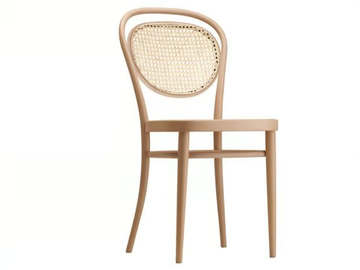 215 R - Wooden chair with seat and backrest in cane work by Thonet