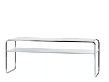 B 20 A/1 - B 20 B/1 - Rectangular coffee table with integrated magazine rack by Thonet