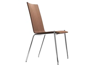 S 164 - Stackable plywood chair by Thonet