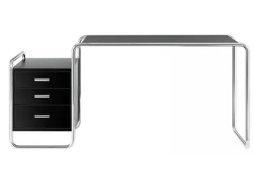 S 285/1 - Rectangular writing desk with drawers by Thonet