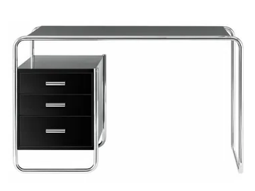 S 285/2 - Rectangular writing desk with drawers by Thonet