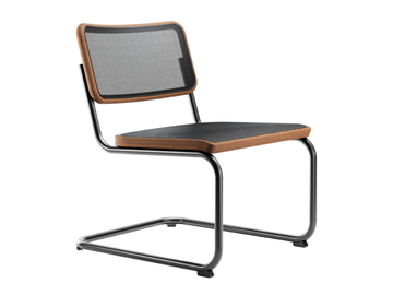 S 32 NL - Cantilever steel easy chair by Thonet