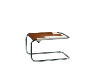 S 35 LVH - Cowhide footstool by Thonet