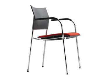 S 360 SPFST - Stackable chair with armrests by Thonet