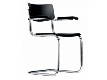 S 43 F - Cantilever chair with armrests by Thonet