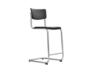 S 43 PVHT - Cantilever upholstered stool by Thonet