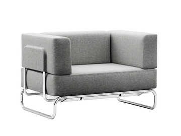S 5001/C002 - Upholstered armchair by Thonet