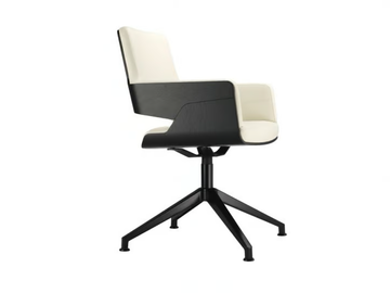 S 847 D / PVD - Chair with armrests by Thonet