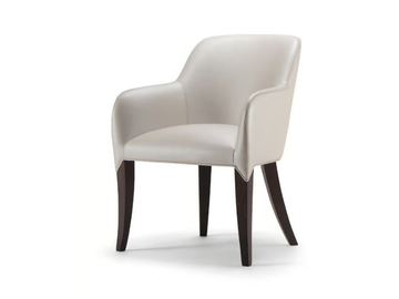 ALYSON - Upholstered chair with armrests by Tirolo