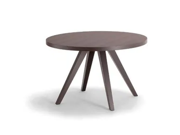 MILANO - Round solid wood coffee table by Tirolo