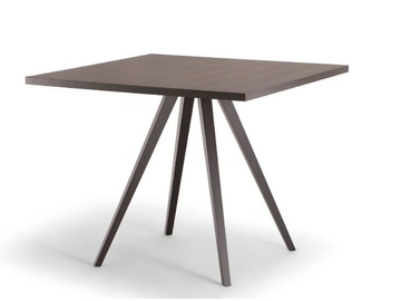 MILANO - Square solid wood table by Tirolo