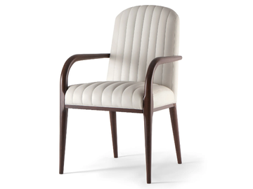PARIGI - Upholstered chair with armrests by Tirolo