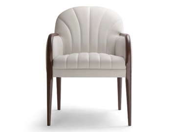 PARIGI - Upholstered easy chair with armrests by Tirolo