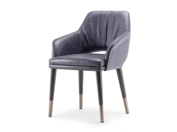 WINGS - Upholstered chair with armrests by Tirolo