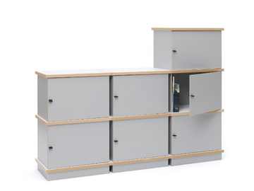 STAP - Modular MDF bookcase by Tojo Möbel