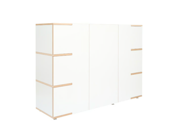 STAU - Modular MDF highboard with doors by Tojo Möbel