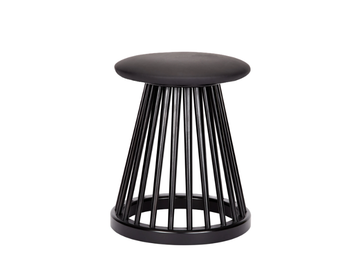 FAN - Low upholstered stool by Tom Dixon