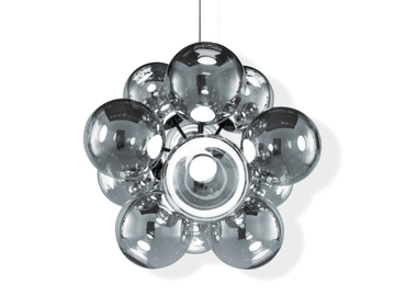 GLOBE BURST - LED polycarbonate chandelier by Tom Dixon