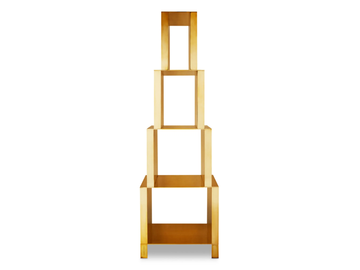 MASS - Open brass bookcase by Tom Dixon