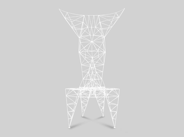 PYLON - Steel chair by Tom Dixon