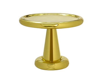 SPUN - Low round brass coffee table by Tom Dixon