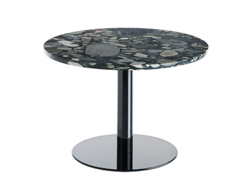STONE TABLE - Round marble coffee table by Tom Dixon