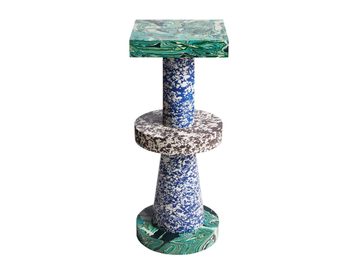SWIRL TABLE XL - Marble high side table by Tom Dixon