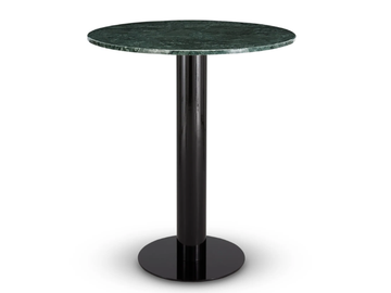 TUBE - Round marble high table by Tom Dixon