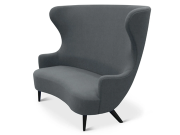 WINGBACK - Fabric small sofa high-back by Tom Dixon