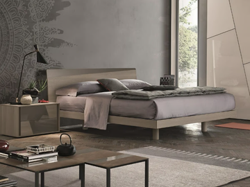 CHARLIE - Ash double bed by Tomasella