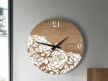 CLOCK - Wall-mounted clock by Tomasella