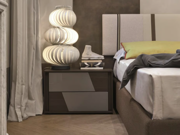 KROSS - Oak bedside table with drawers by Tomasella