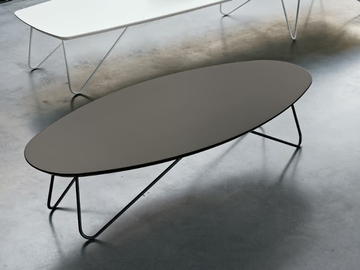 SENZATEMPO - Oval coffee table for living room by Tomasella