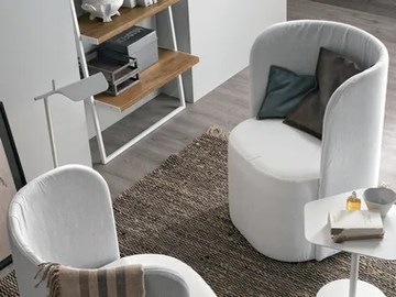 VANESSA - Fabric easy chair by Tomasella
