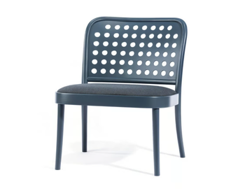 822 - Wooden easy chair with integrated cushion by TON