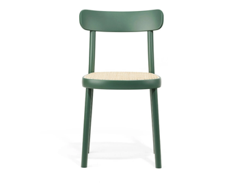 LA ZITTA - Beech chair with Vienna straw seat by TON