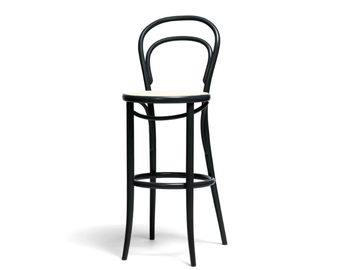 N° 14 - High mesh stool with footrest by TON