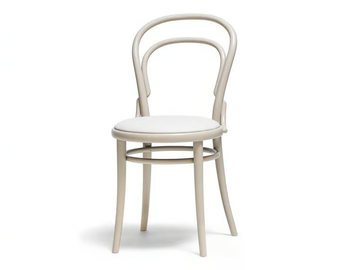 N° 14 - Wooden chair with integrated cushion by TON