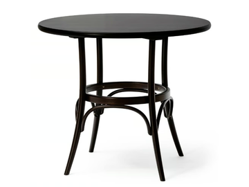 N° 252 - Round solid wood table by TON
