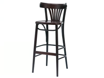 N° 56 - Chair with footrest by TON