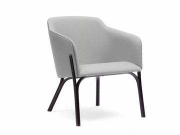 SPLIT - Easy chair with armrests by TON