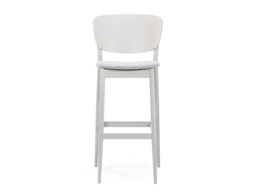 VALENCIA 313 383 - Wooden barstool with integrated cushion by TON