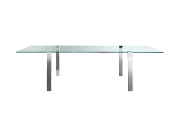 LIVING STAND - Rectangular glass table by Tonelli Design